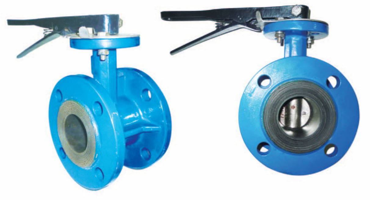 Shanghai Johnson Valve Double Flange Butterfly Valve